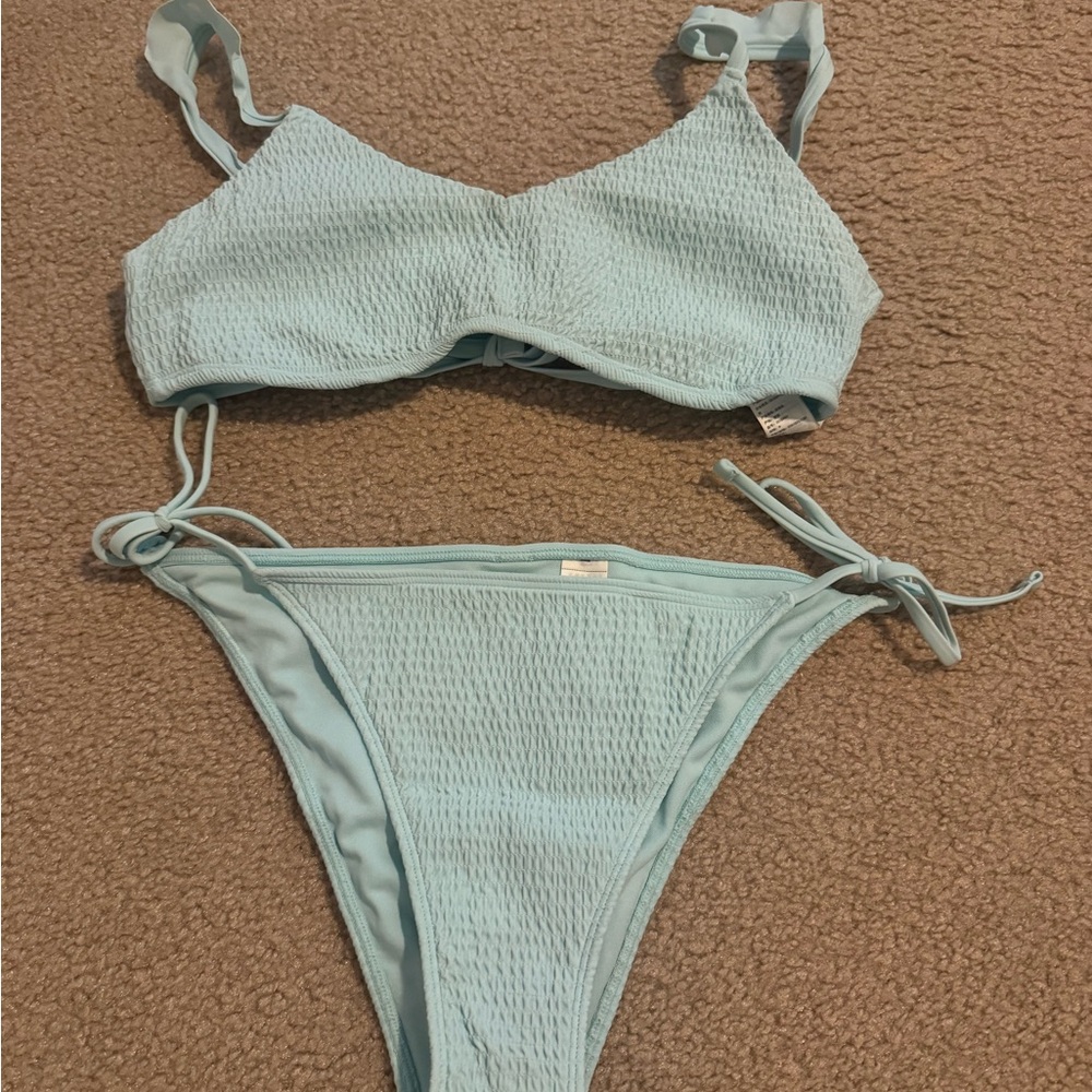 Hollister Light Blue Bikini Set